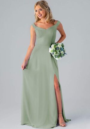 Kennedy Blue Haley Off the Shoulder Bridesmaid Dress