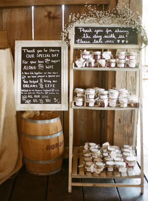 Homemade Jam Wedding Favors