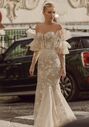 Amalfi Passion collection by Ricca Sposa Giovanna 24-024 Fit-and-Flare Wedding Dress - thumbnail - 3