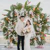 This Couple Played Basketball on the Golden State Warriors' Court in San Francisco During Their Wedding