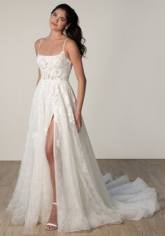 Stella York 8041 A-Line Wedding Dress