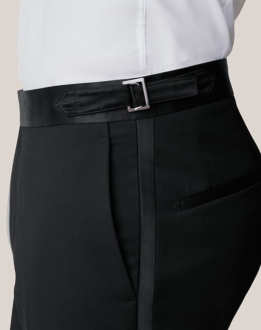 Birdy Grey Suits Spencer Tuxedo in Black Black Tuxedo - 7