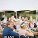 "One of our favorite details were the 'Just Married' leather jackets custom-made by one of the bride's best friends (inspiration taken from Kim and Kanye’s wedding). The jackets were on the backs of our chairs at the reception and made for a perfect cover-up as the night cooled down."