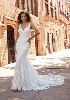 Morilee by Madeline Gardner Joan, 2521 Fit-and-Flare Wedding Dress
