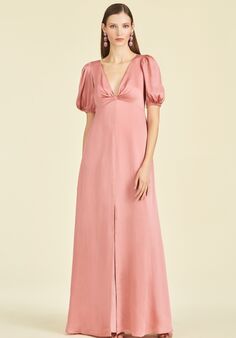Sachin & Babi Alli Gown - Rouge V-Neck Bridesmaid Dress