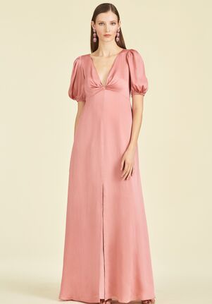 Sachin & Babi Alli Gown - Rouge V-Neck Bridesmaid Dress