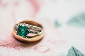 Emerald Engagement Ring for Missouri Wedding