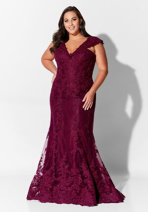 Ivonne D. 118D12 Red Mother Of The Bride Dress