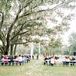 White and Ivory Outdoor Ceremony Decor