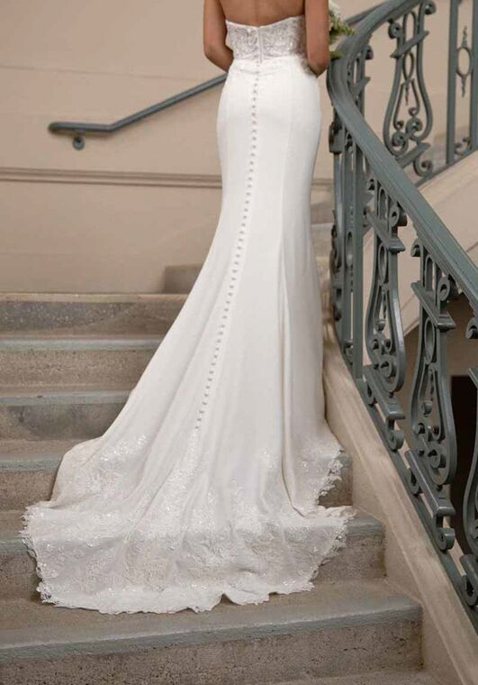 Stella York 7597 Column Wedding Dress - 7