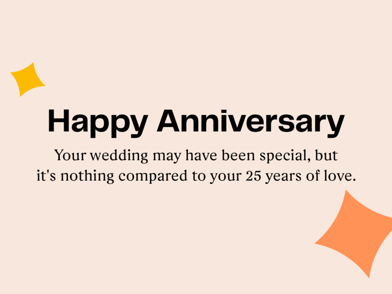 Happy Anniversary không tính tiền image with 25-year anniversary quote