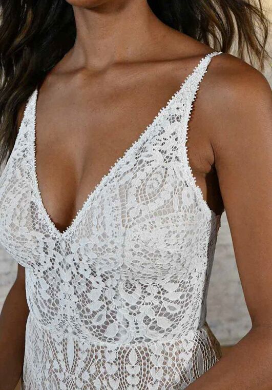 Stella York 7649 Column Wedding Dress - 7