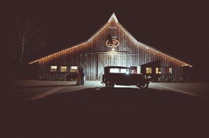 Vintage Barn Reception Setting