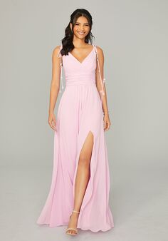 Morilee by Madeline Gardner Bridesmaids Style 21759 V-Neck Bridesmaid Dress