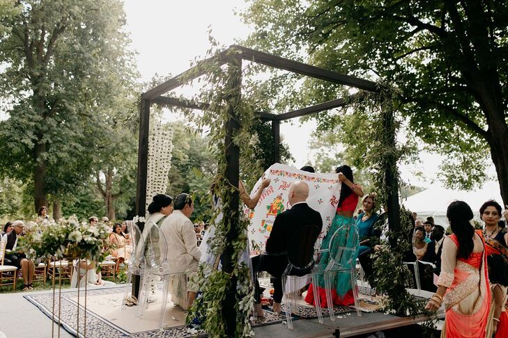 Indian Wedding Ceremony at Zingerman’s Cornman Farms in Dexter, Michigan