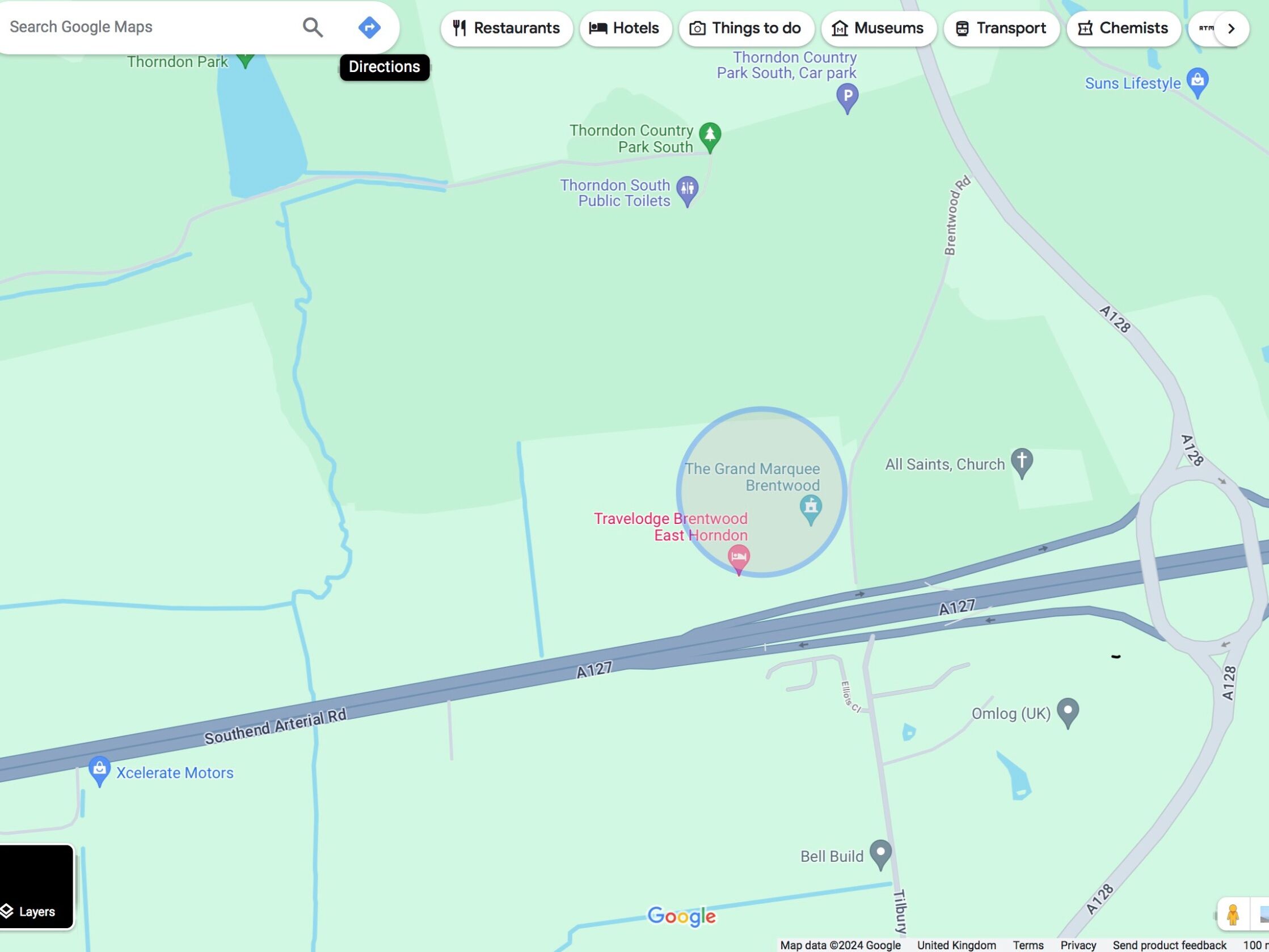Picture of Location and Travel directions 