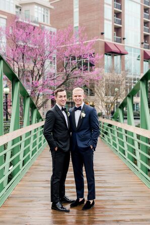 Grooms in Custom Wedding Tuxedos