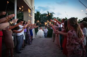 Marco Island, Florida Fun Sparkler Entrance