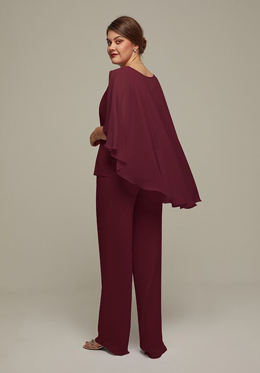 AW Bridal AW Henrietta Pantsuit Red Mother Of The Bride Dress - 5