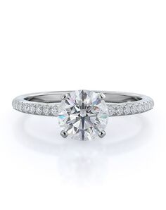 With Clarity Elegant Princess, Cushion, Emerald, Radiant, Round, Oval Cut Engagement Ring