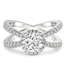 Friendly Diamonds Glamorous Princess, Asscher, Cushion, Emerald, Heart, Marquise, Pear, Radiant, Round, Oval Cut Engagement Ring