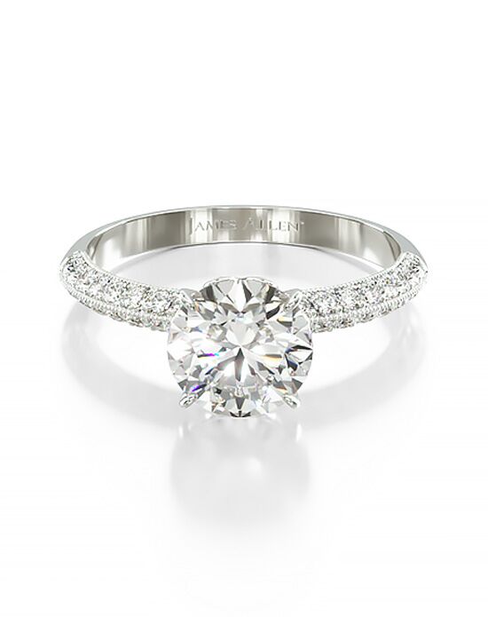 James Allen Round Cut Engagement Ring - 1