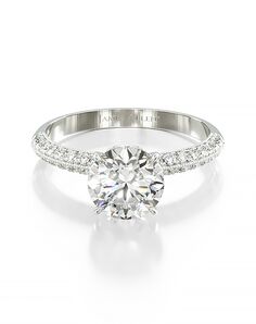 James Allen Round Cut Engagement Ring