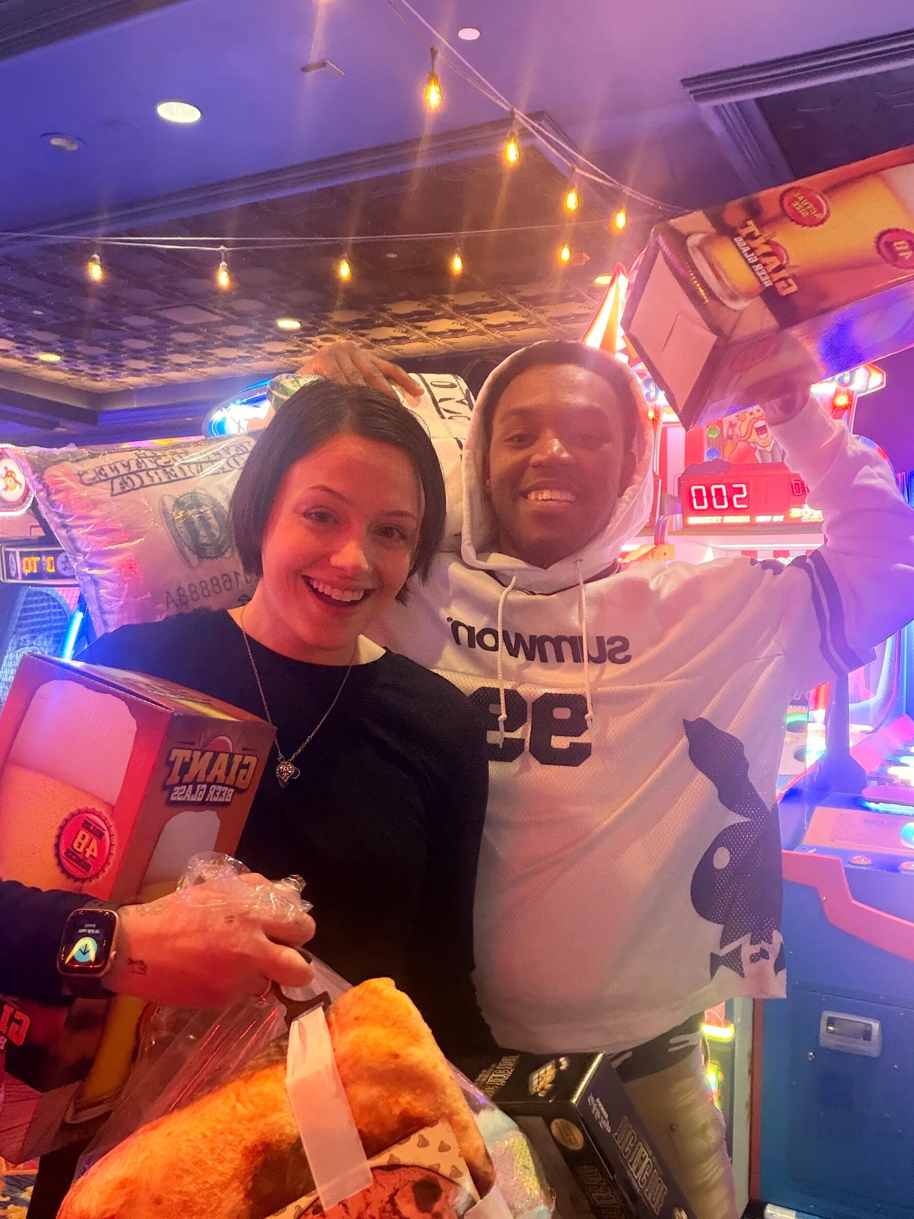 Some arcade fun to celebrate the proposal