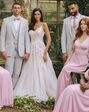 BLACKTIE SAVOY Light Grey Wedding Suit Grey Tuxedo - thumbnail - 1