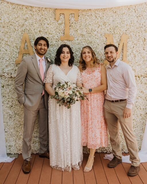 Morgan and Ankur get married! Yay! Mackenzie is still in grad school..