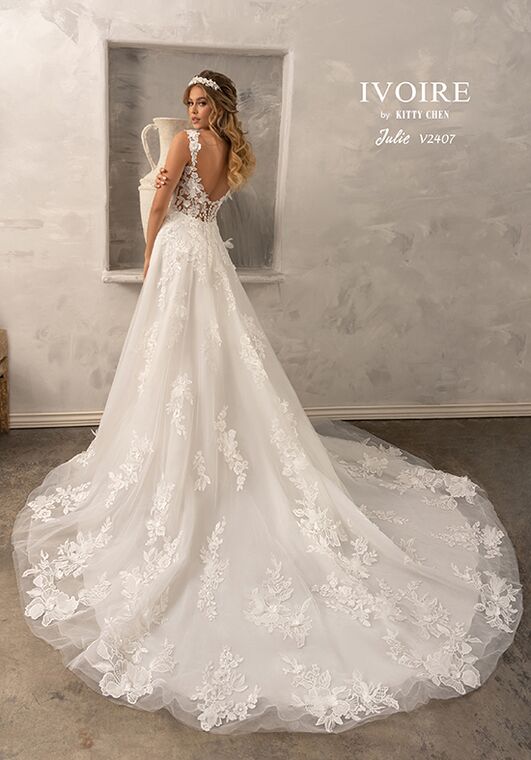 IVOIRE by KITTY CHEN JULIE, V2407 A-Line Wedding Dress - 6