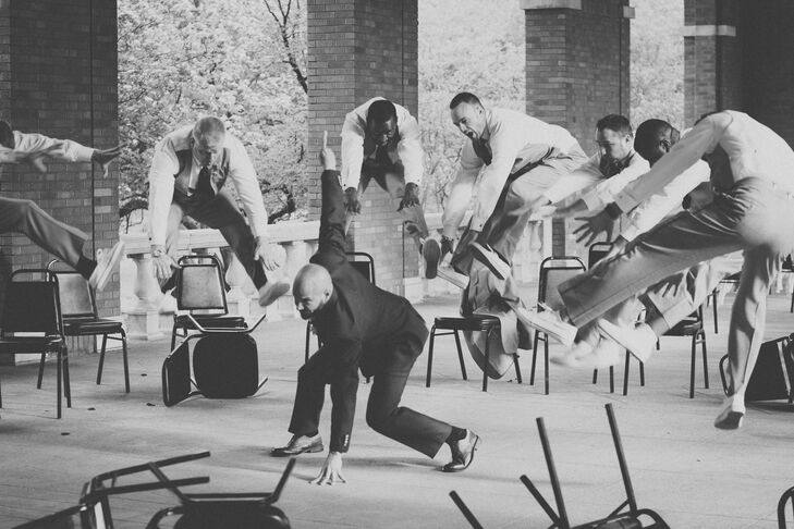 Groomsmen Goofing Around