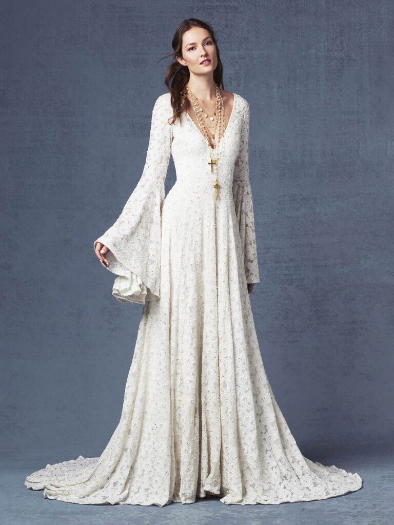 19 Bell Sleeve Wedding Dresses That ...