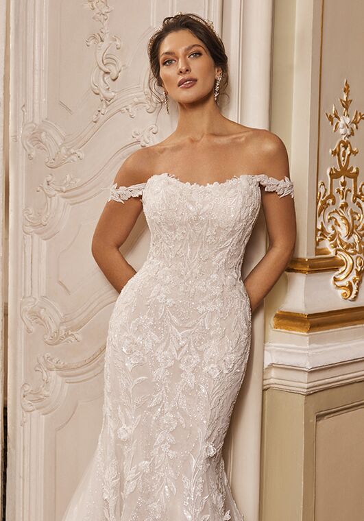 Val Stefani Regent Mermaid Wedding Dress - 3