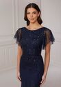 Adrianna Papell Platinum 40418 Bateau Bridesmaid Dress - thumbnail - 4