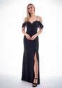 JASMINE P226057 Off the Shoulder Bridesmaid Dress - thumbnail - 1