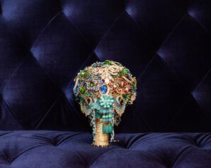 Glamorous Vintage Brooch Bouquet