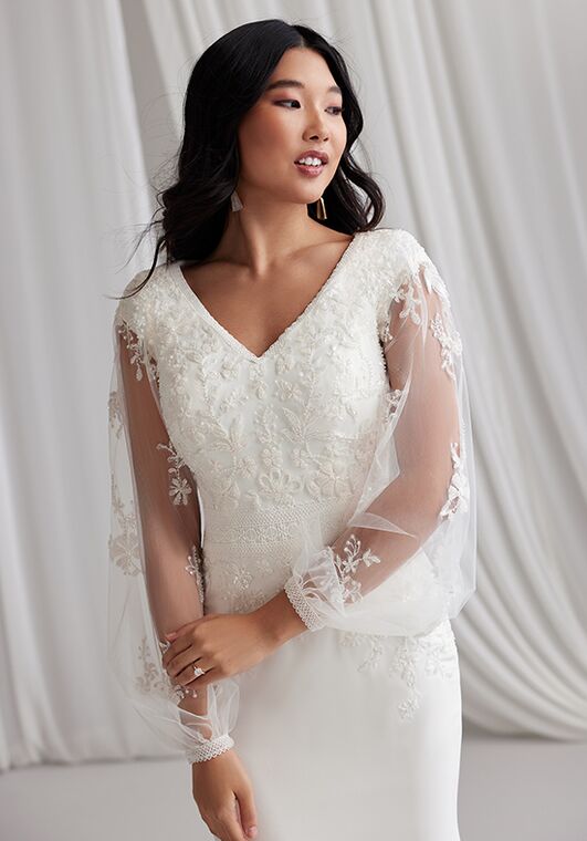 Rebecca Ingram TATUM LEIGH Sheath Wedding Dress - 5