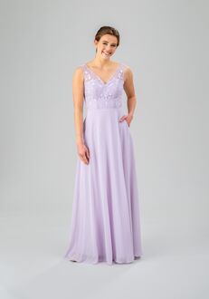 Kennedy Blue Josie V-Neck Bridesmaid Dress