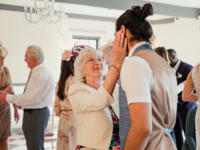 Mother and son wedding dance