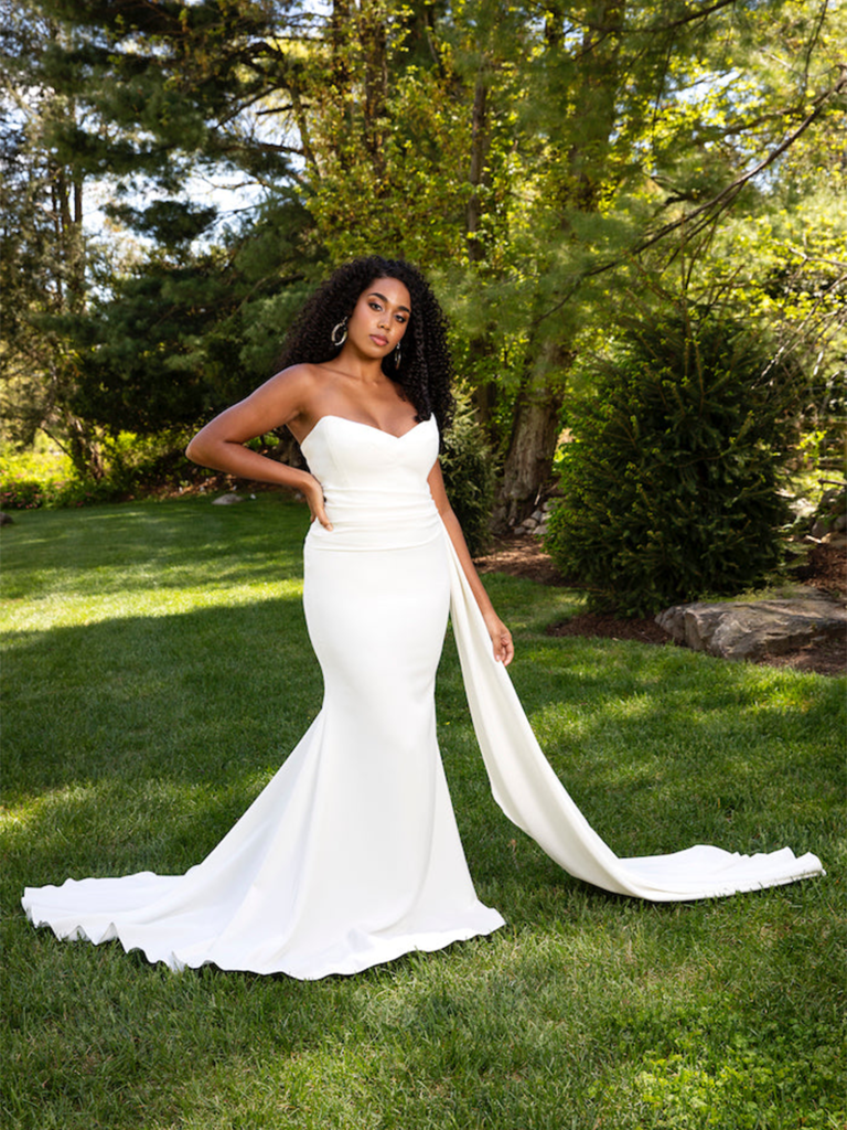 wedding dress sweetheart neckline corset