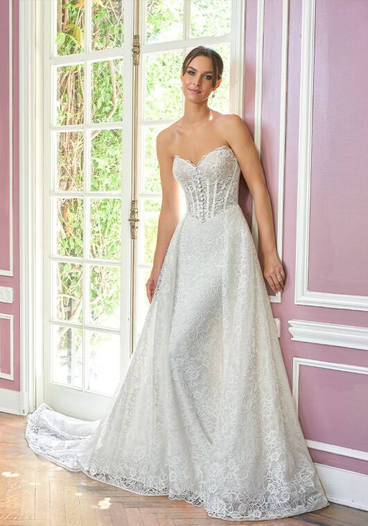 Jasmine Couture HOLLY Fit-and-Flare Wedding Dress - 3