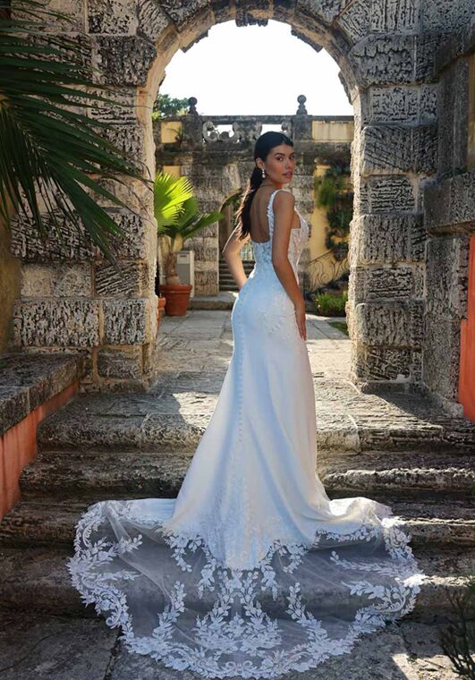 Stella York 7715 Column Wedding Dress - 7