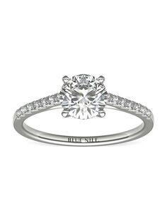 Blue Nile Round Cut Engagement Ring