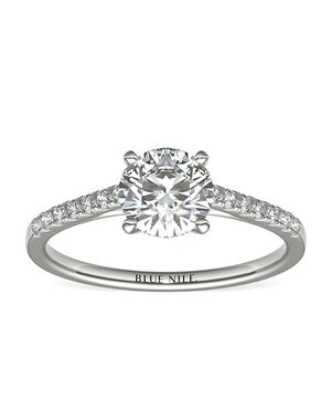 Blue Nile Round Cut Engagement Ring