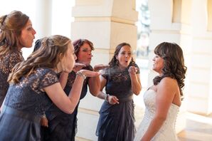 Bridesmaids' Salt-Blowing Tradition