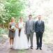 Small Wedding Party in Gray Attire