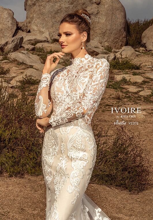 IVOIRE by KITTY CHEN ANTLIA, V2201 Wedding Dress - 4