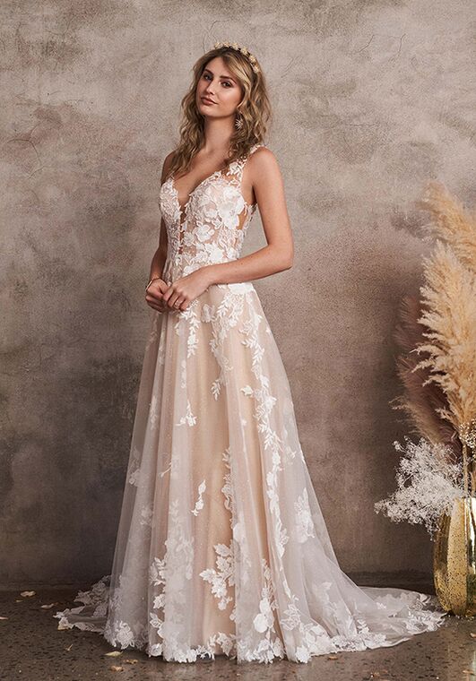 Lillian West 66222 A-Line Wedding Dress - 4