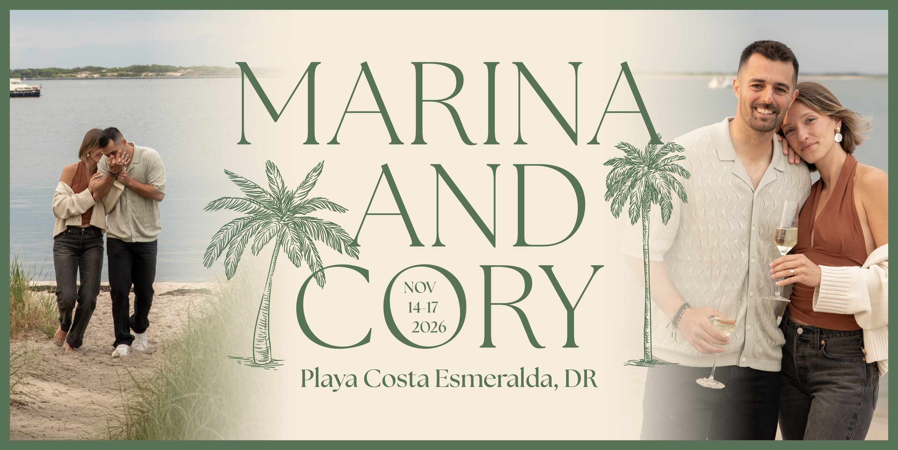 Marina & Cory Home Page Banner